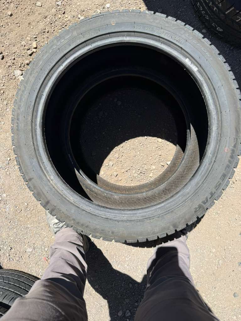 225/45R17Pair (2 Used Tires) Milestar Weatherguard AS710 Sport