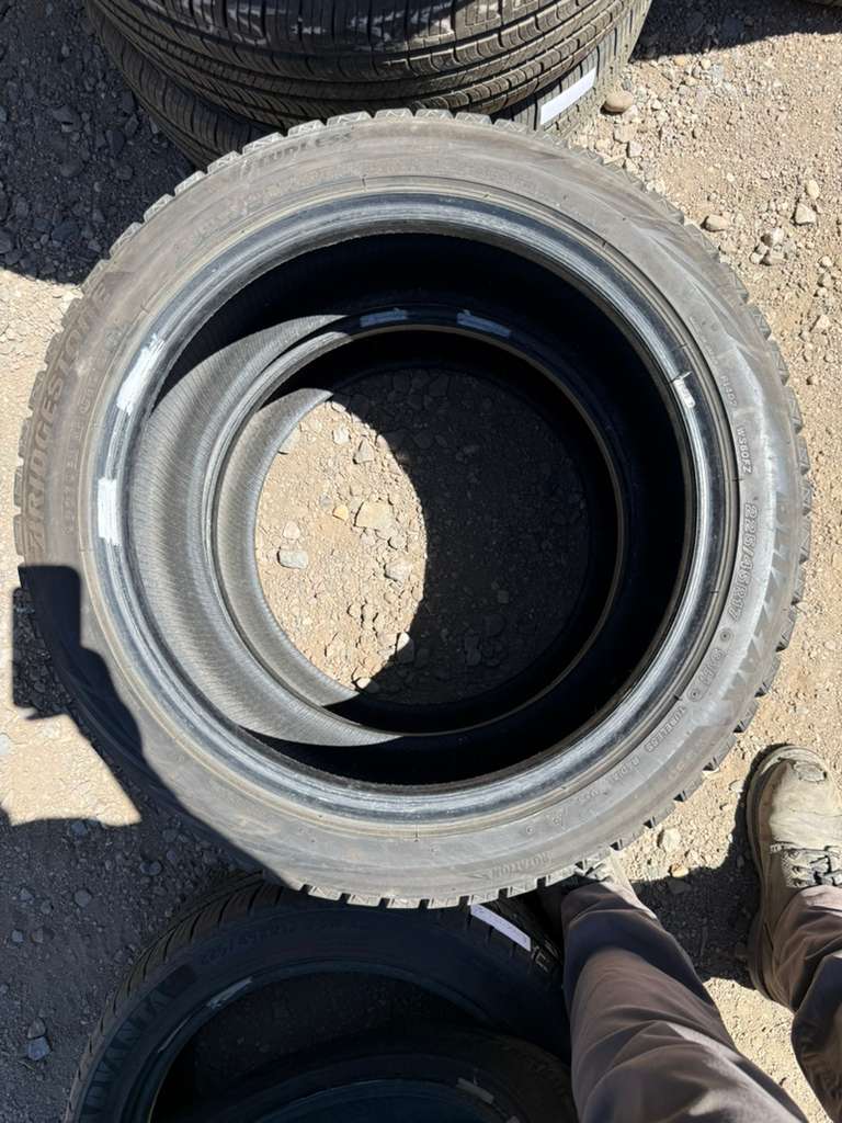 225/45R17 Pair (2 Used Tires) Bridgestone Blizzak WS90