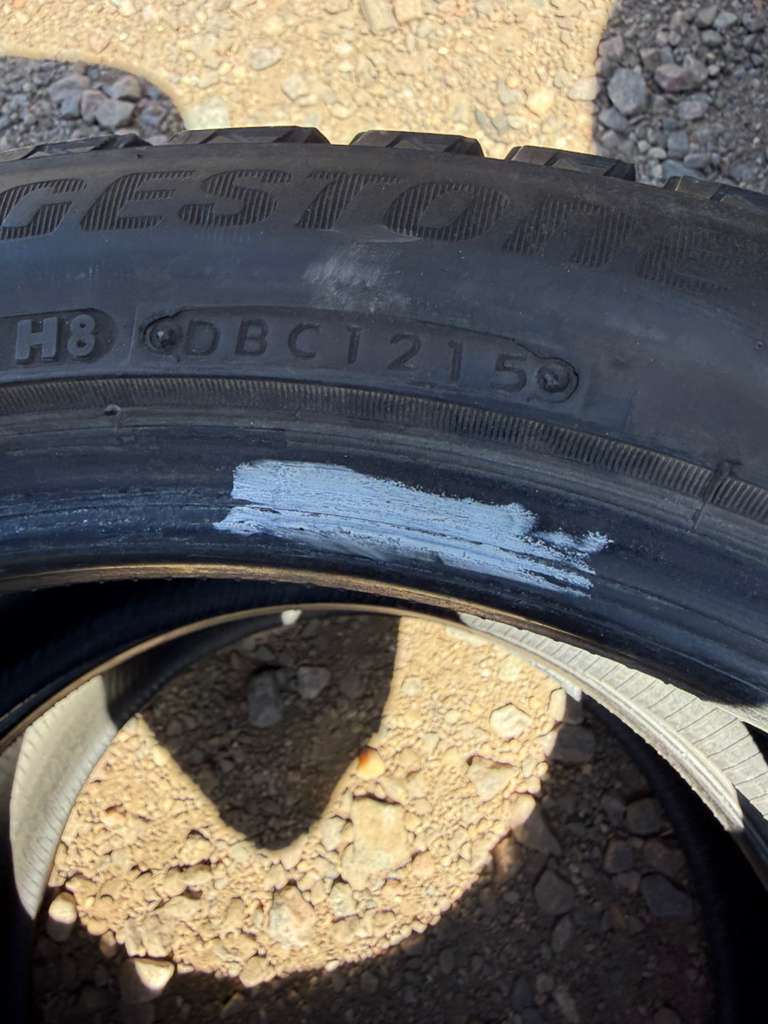 225/45R17 Pair (2 Used Tires) Bridgestone Blizzak WS90