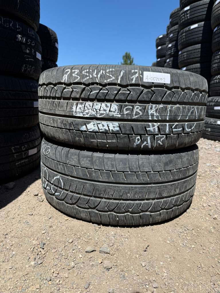235/45R17 Pair (2 Used Tires) Cooper Zeon RS3-A