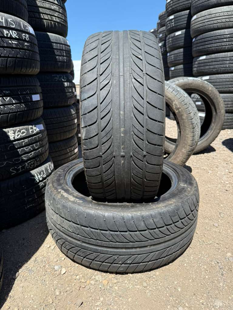 245/45R17 Pair (2 Used Tires) Falken ZIEX ZE512