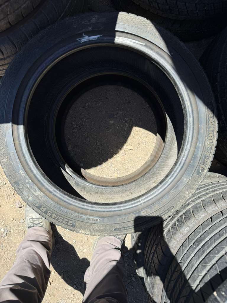 225/45R17  Pair (2 Used Tires) Barum Bravuris 3 HM