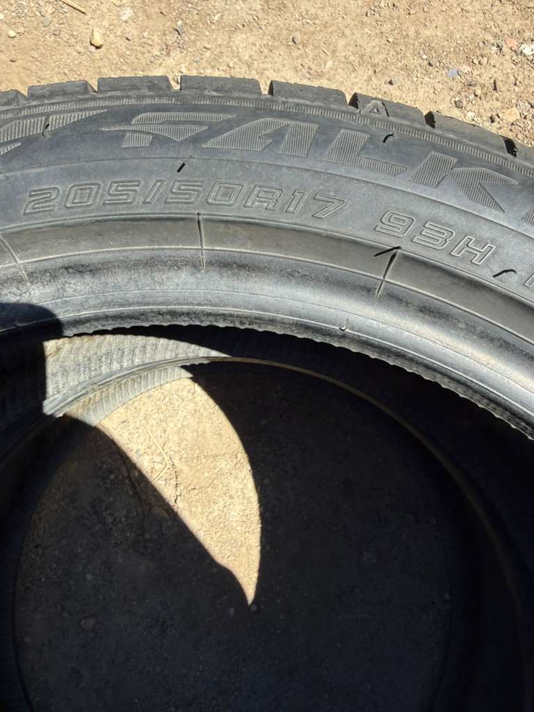 205/50R17 Pair (2 Used Tires) Falken Pro G5 A/S