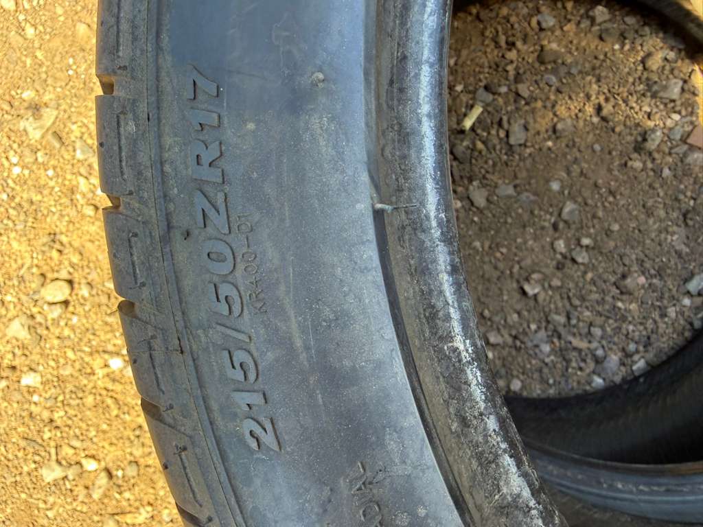 215/50R17 Pair (2 Used Tires) Kenda Vezda UHP A/S