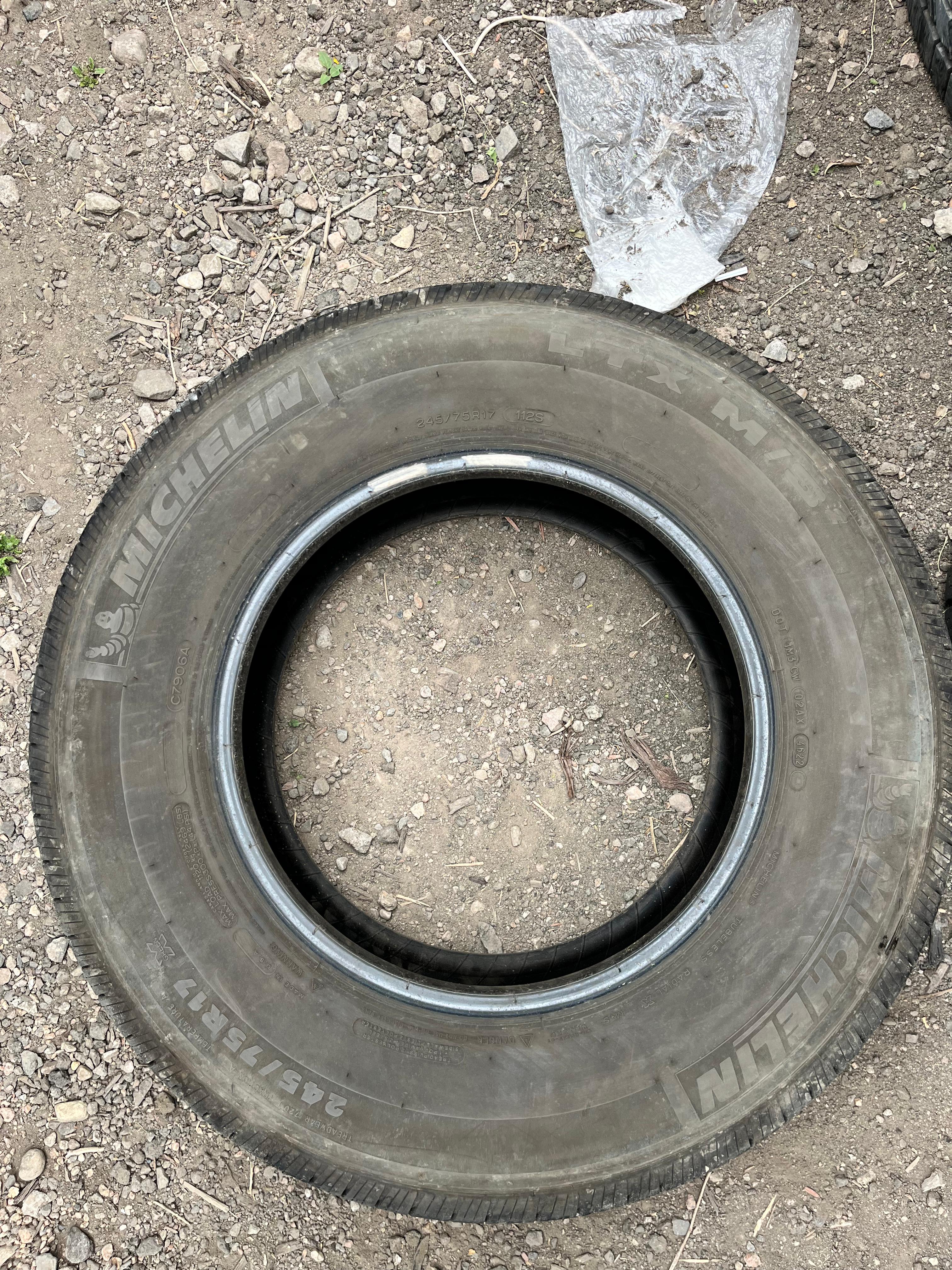 245/75R17 Set (4 Used Tires) Michelin LTX