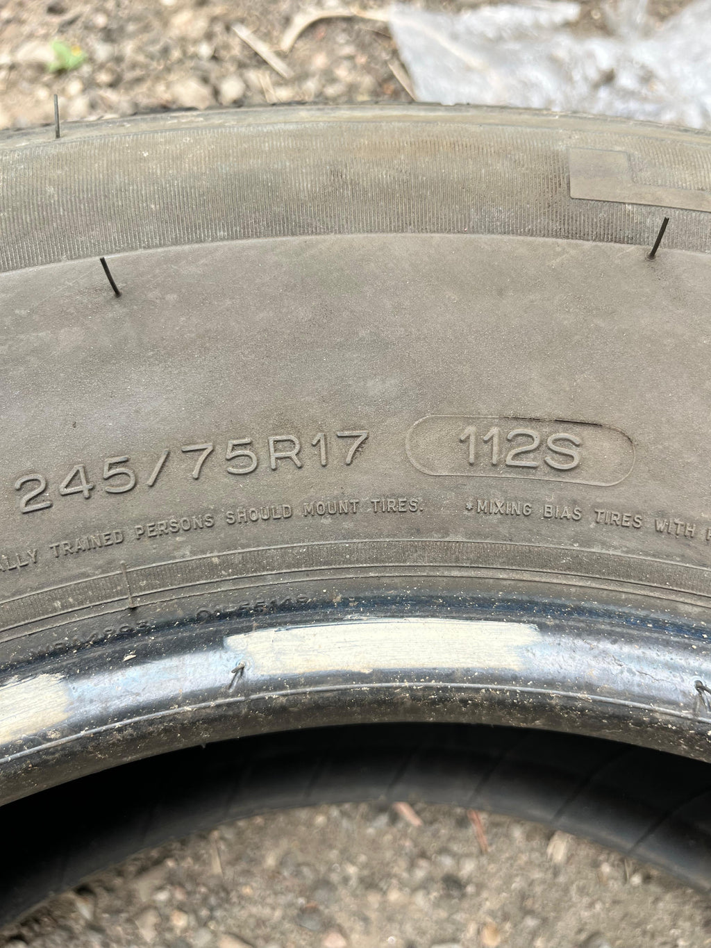 245/75R17 Set (4 Used Tires) Michelin LTX