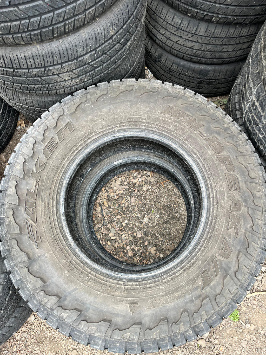 285/75R17 Pair (2 Used Tires) Falken WILDPEAK (AT3W)