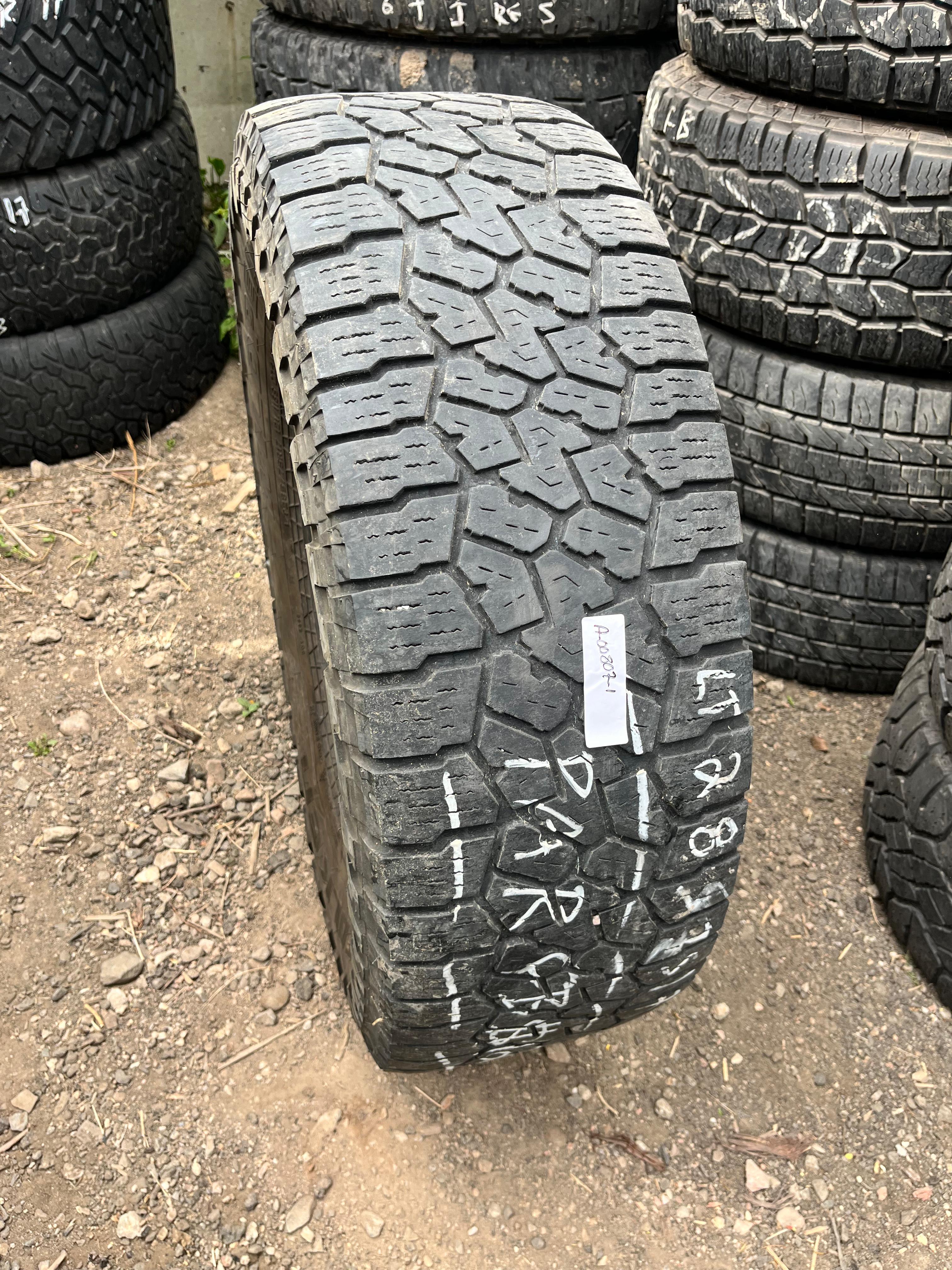 285/75R17 Pair (2 Used Tires) Falken WILDPEAK (AT3W)