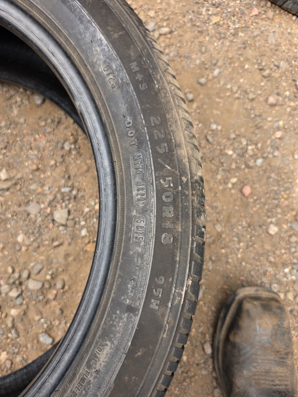 225/50ZR18 Set (4 Used Tires) Goodyear Eagle LS2