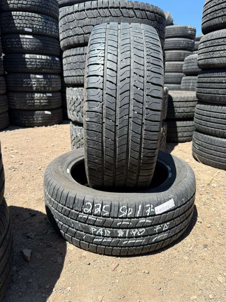 225/50R17 Pair (2 Used Tires) Michelin Energy Saver A/S