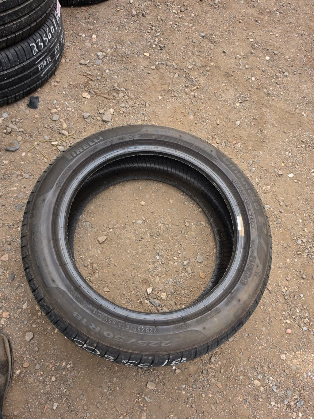 225/50ZR18 Pair (2 Used Tires) Pirelli Cinturato P7