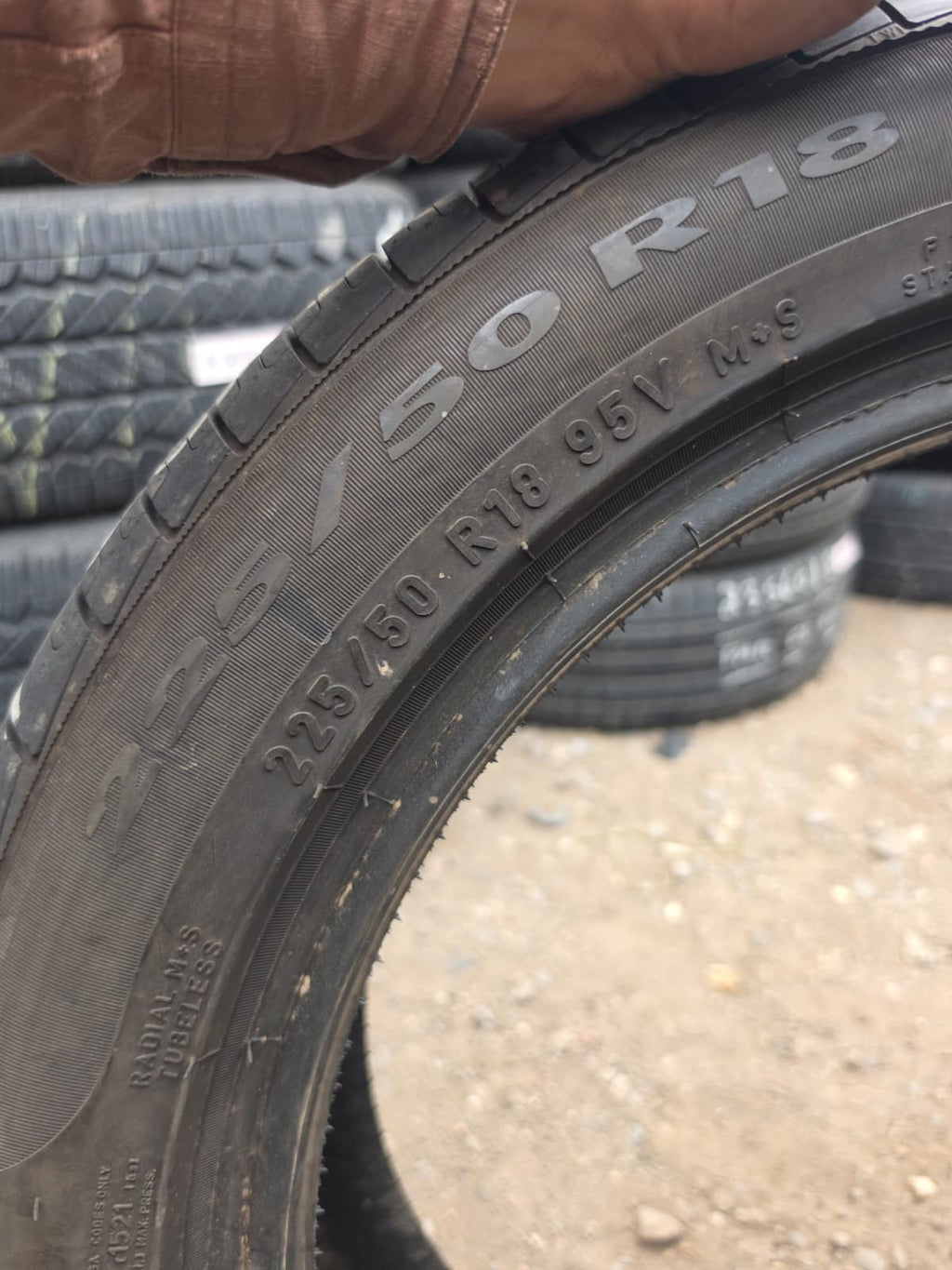225/50ZR18 Pair (2 Used Tires) Pirelli Cinturato P7