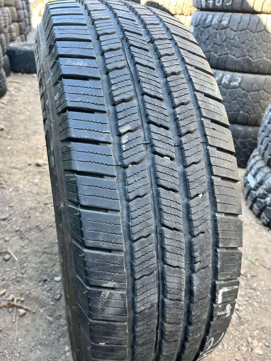 LT245/75R17 Pair (2 Used Tires) Michelin LTX (MS2)
