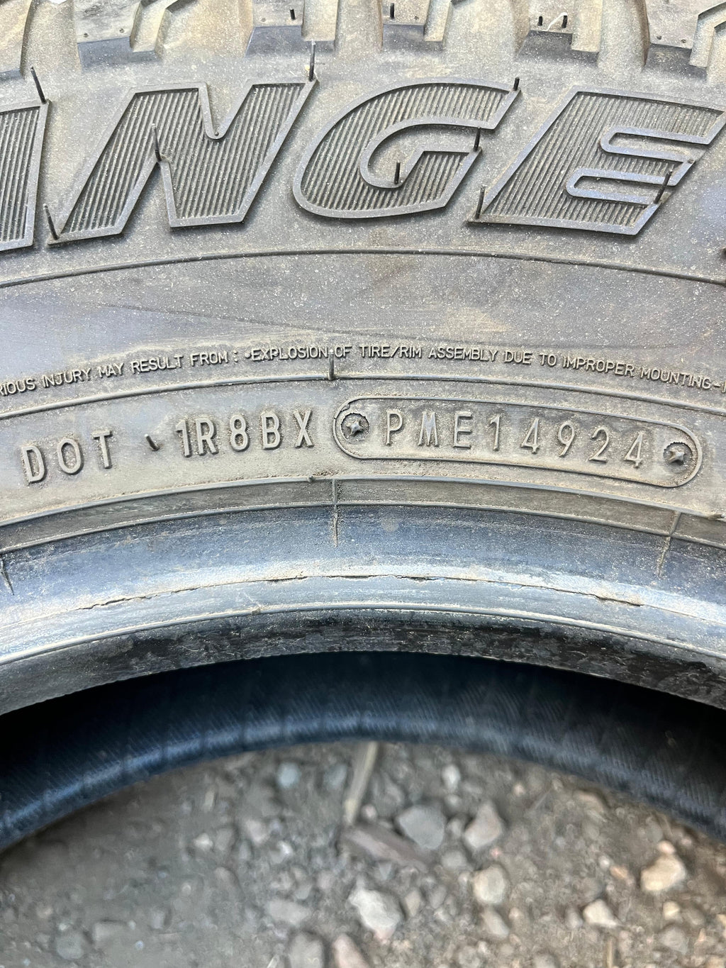 LT245/75R17 Set (4 Used Tires) Mazama Tire Open Range (Plus)
