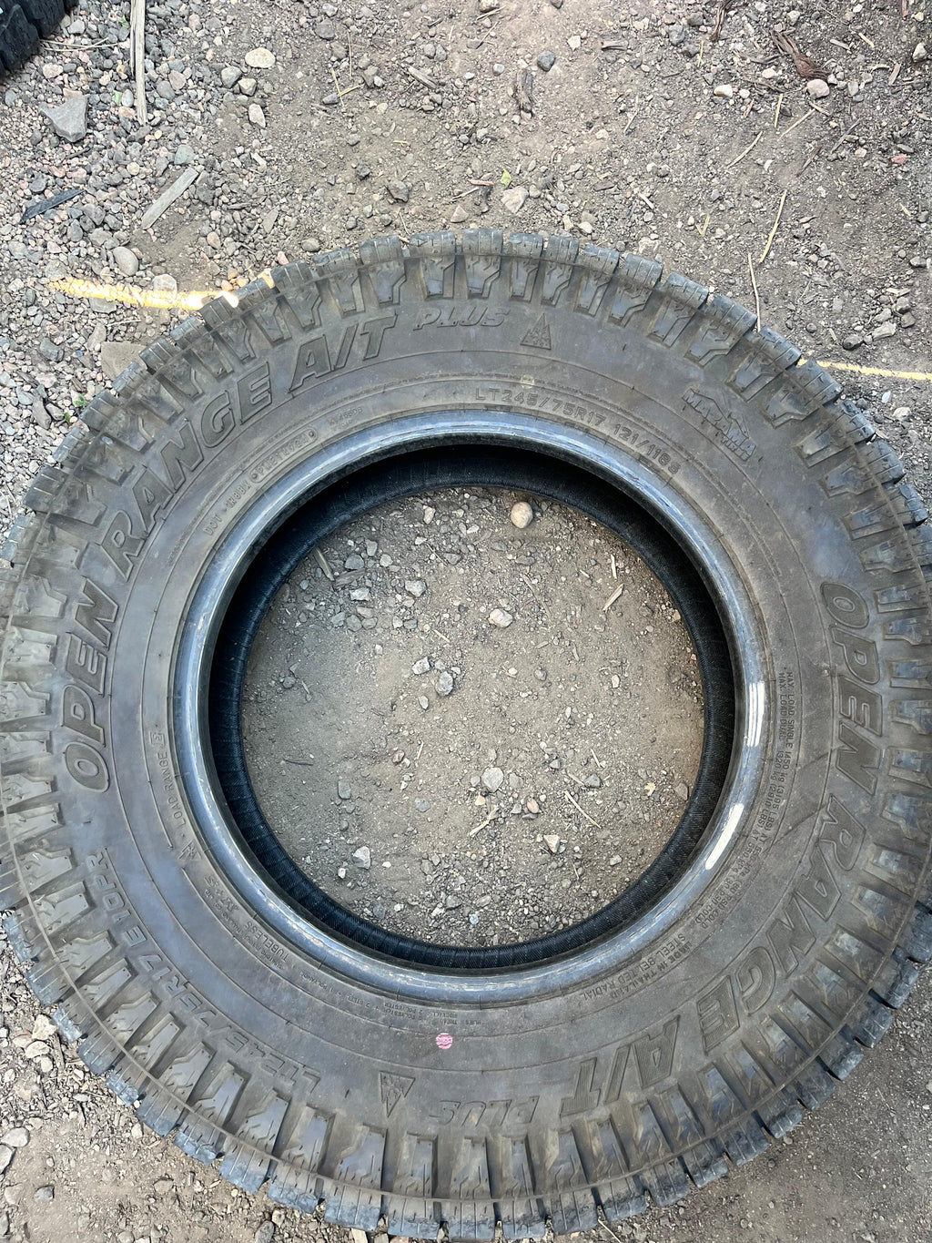 LT245/75R17 Set (4 Used Tires) Mazama Tire Open Range (Plus)