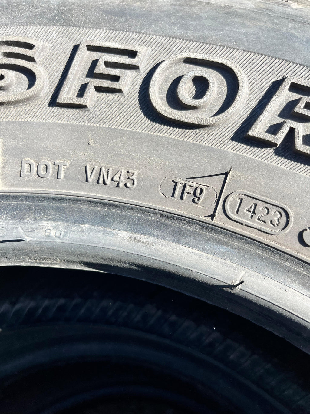 LT245/75R17 (3 Used Tires) Firestone Transforce (AT2)