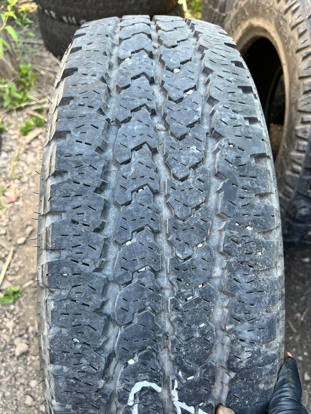 LT245/75R17 (3 Used Tires) Firestone Transforce (AT2)