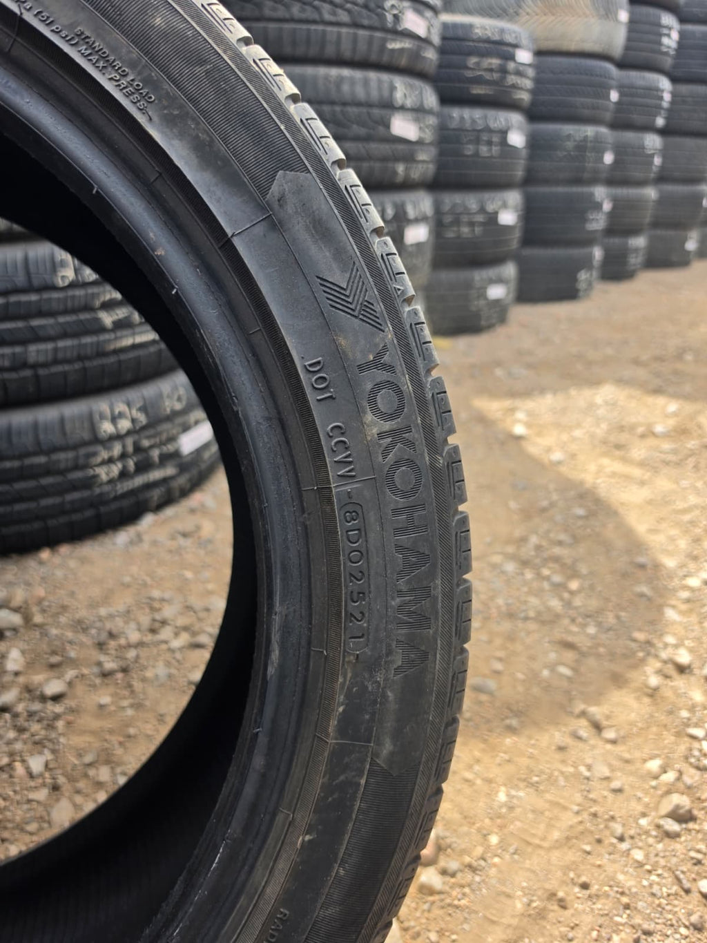 235/45R18 Pair (2 Used Tires) Yokohama Avid Ascend LX