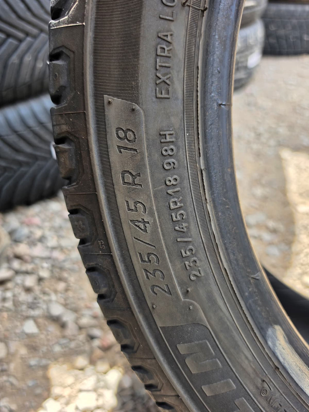 235/45R18 Pair (2 Used Tires) Michelin Defender2