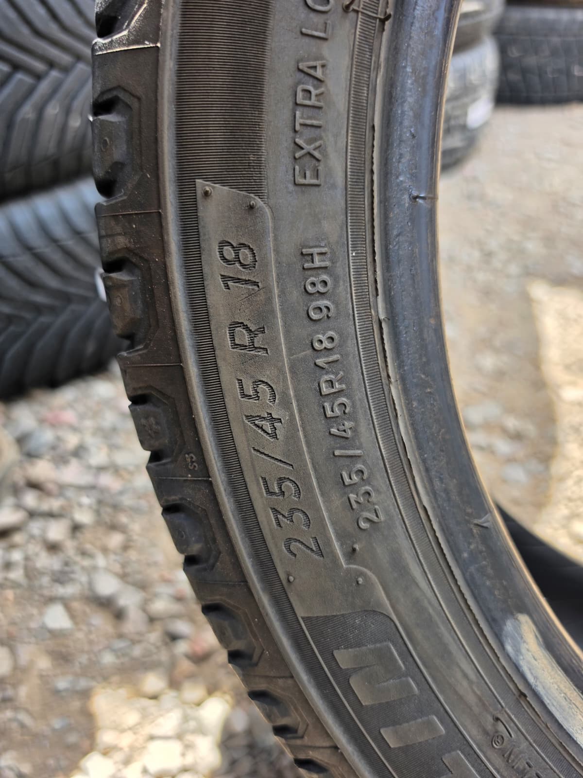 235/45R18 Pair (2 Used Tires) Michelin Defender2
