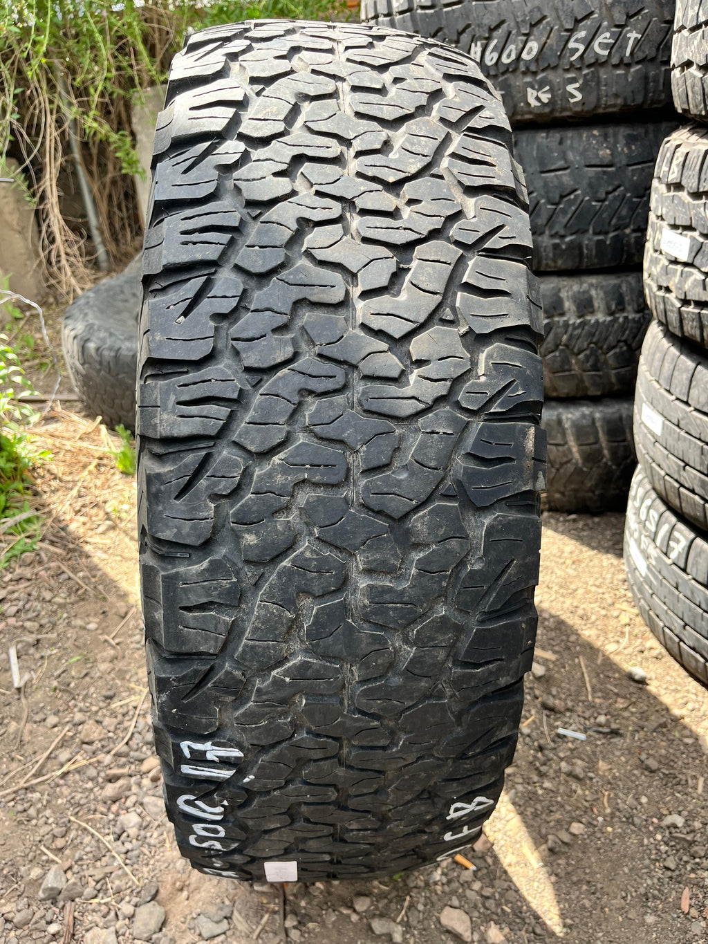 LT37x12.50R17 Pair (2 Used Tires) BFGoodrich Baja Champion