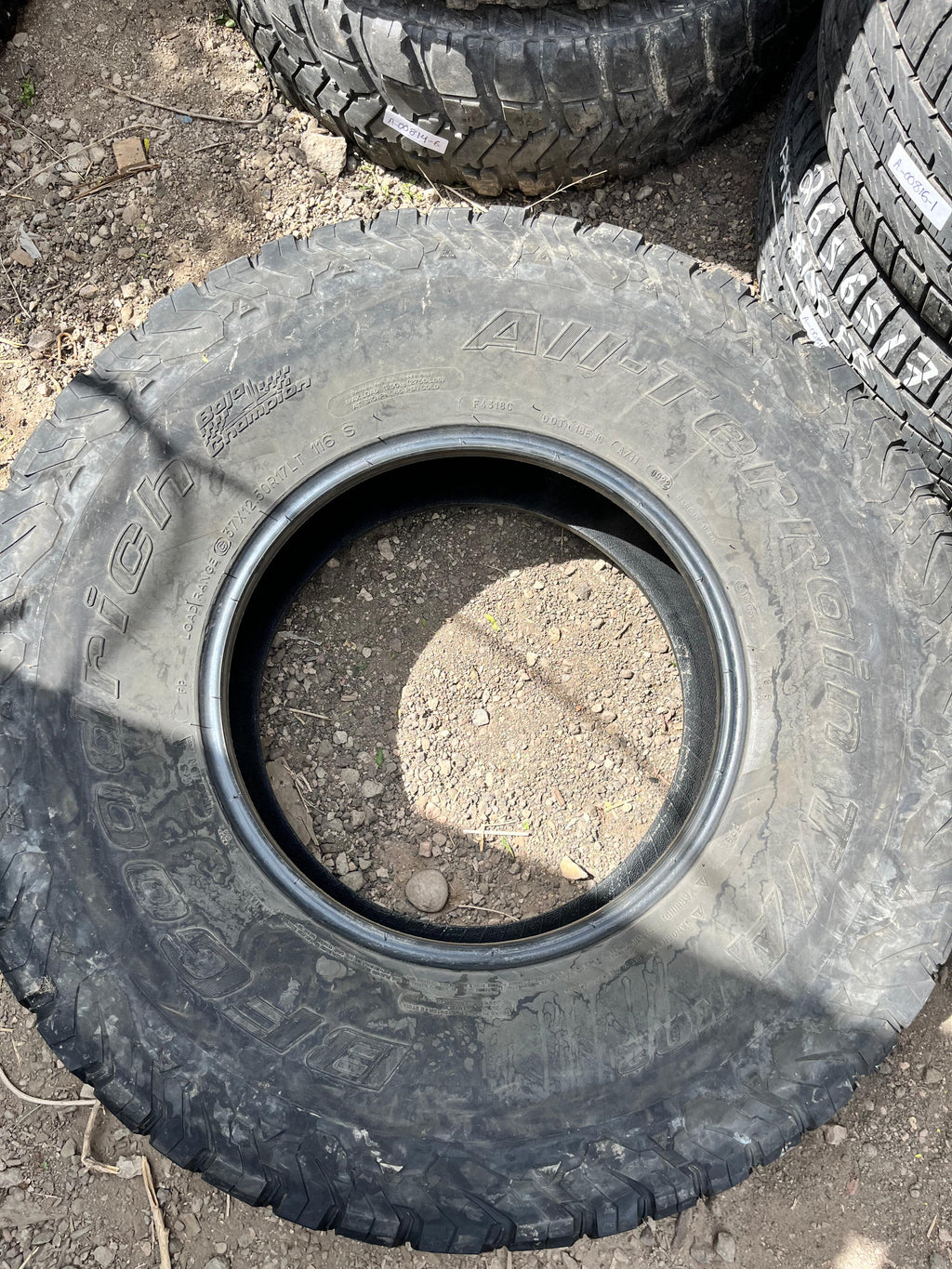 LT37x12.50R17 Pair (2 Used Tires) BFGoodrich Baja Champion