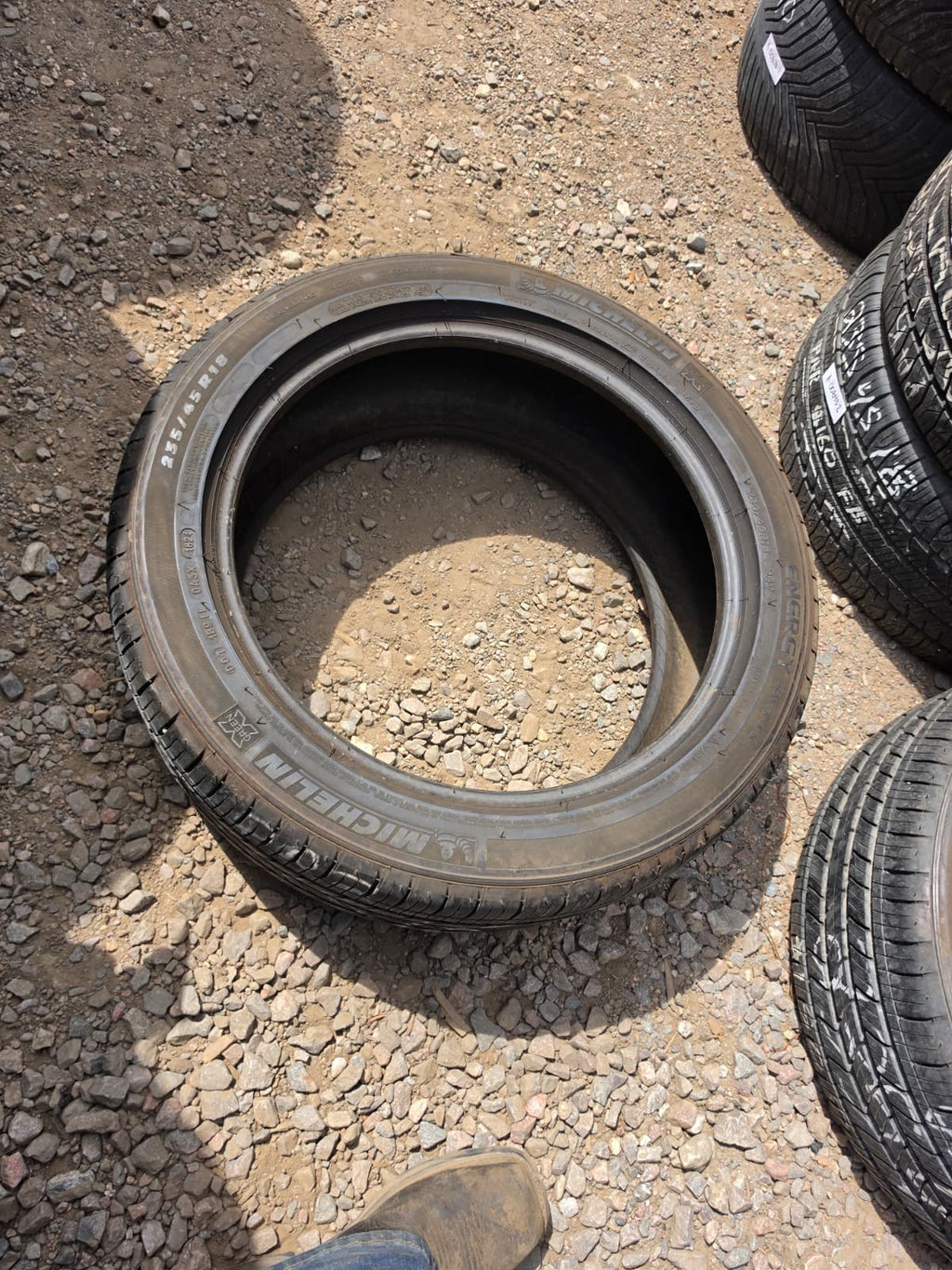 235/45R18 Pair (2 Used Tires) Michelin Energy Saver