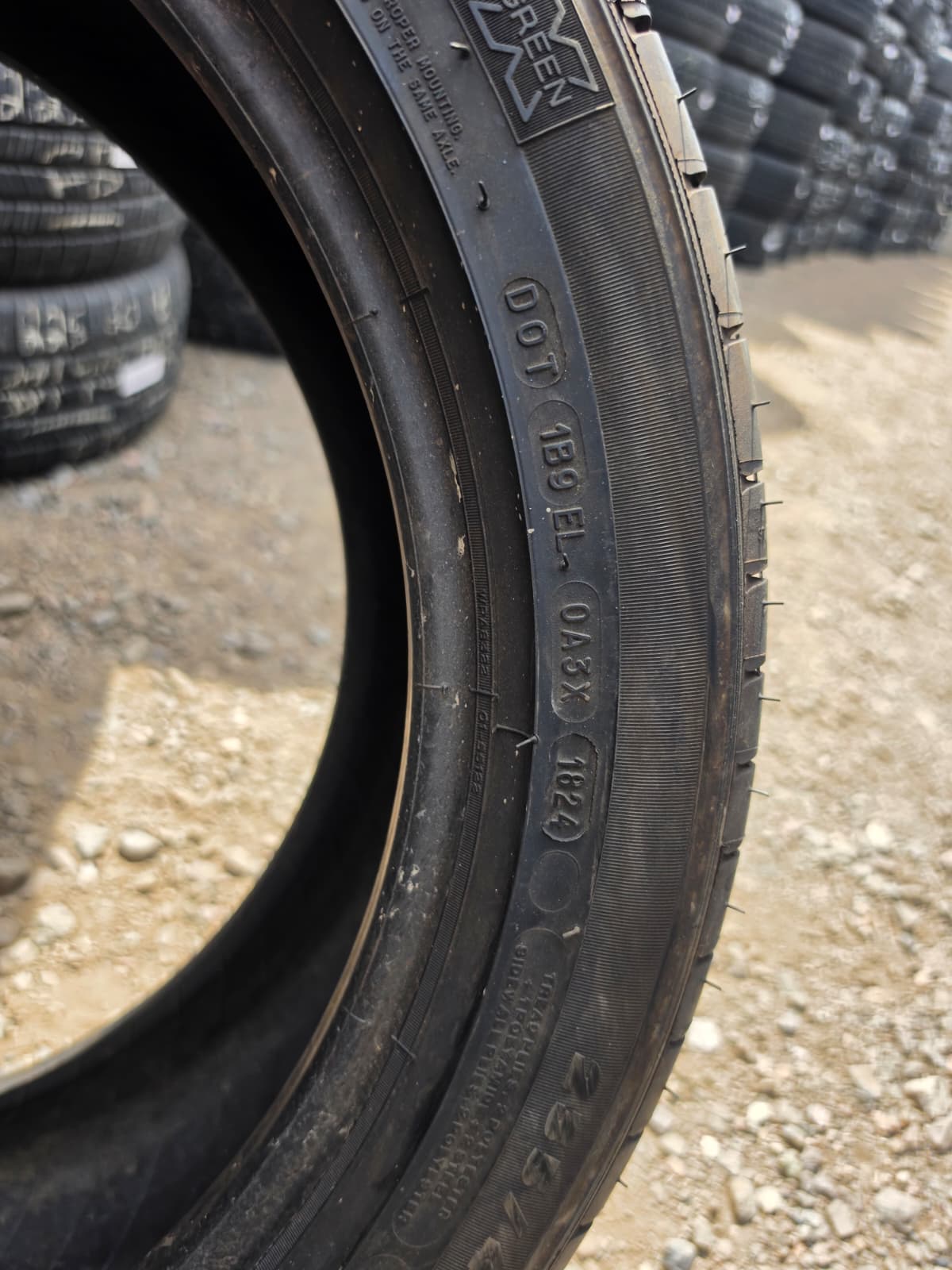 235/45R18 Pair (2 Used Tires) Michelin Energy Saver