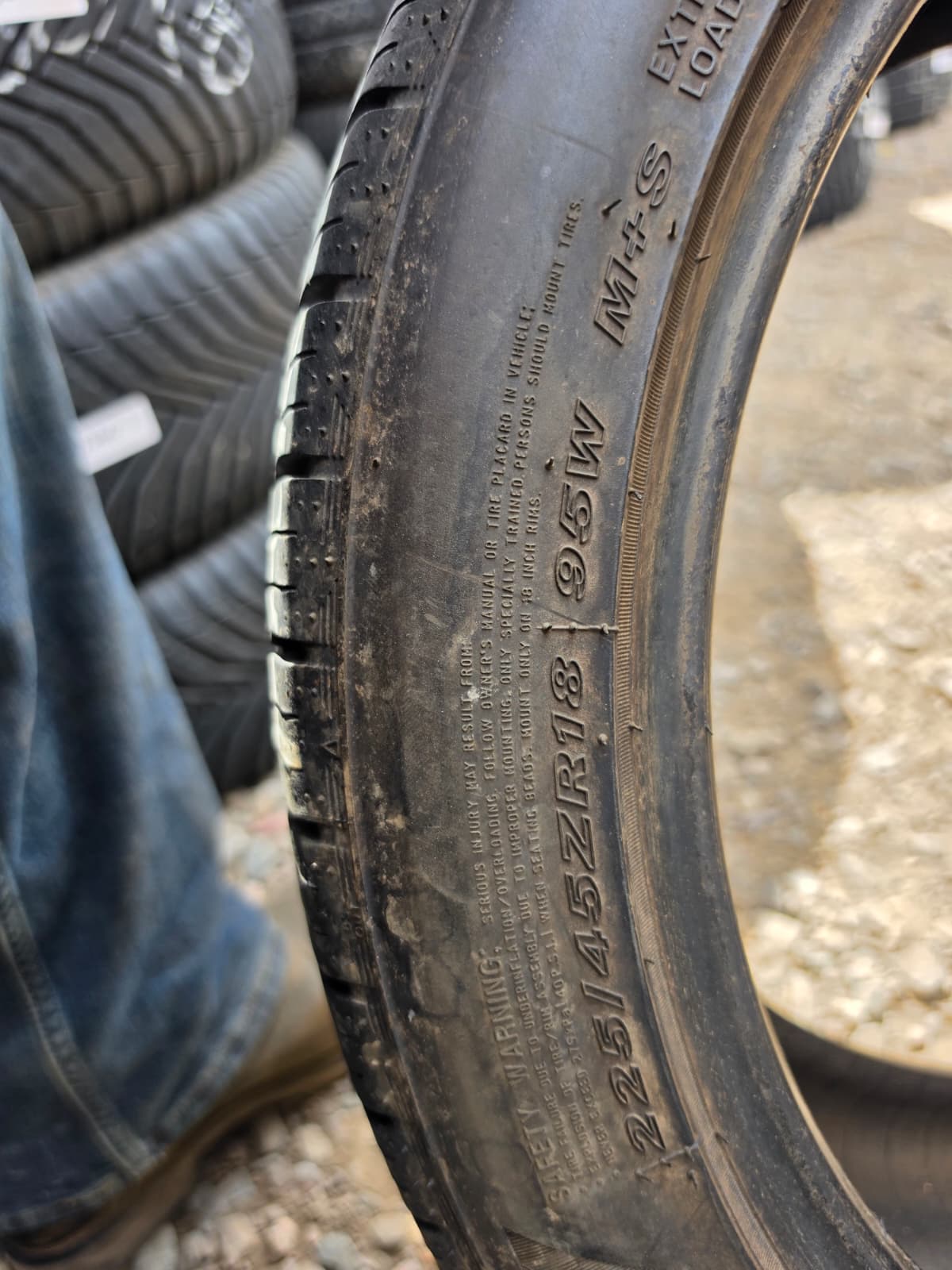 235/45R18 Pair (2 Used Tires) Nexen N5000 Platinum