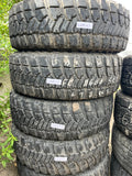 LT33x10.50R17 Set (4 Used TIres) Goodyear Wrangler(MT/R)