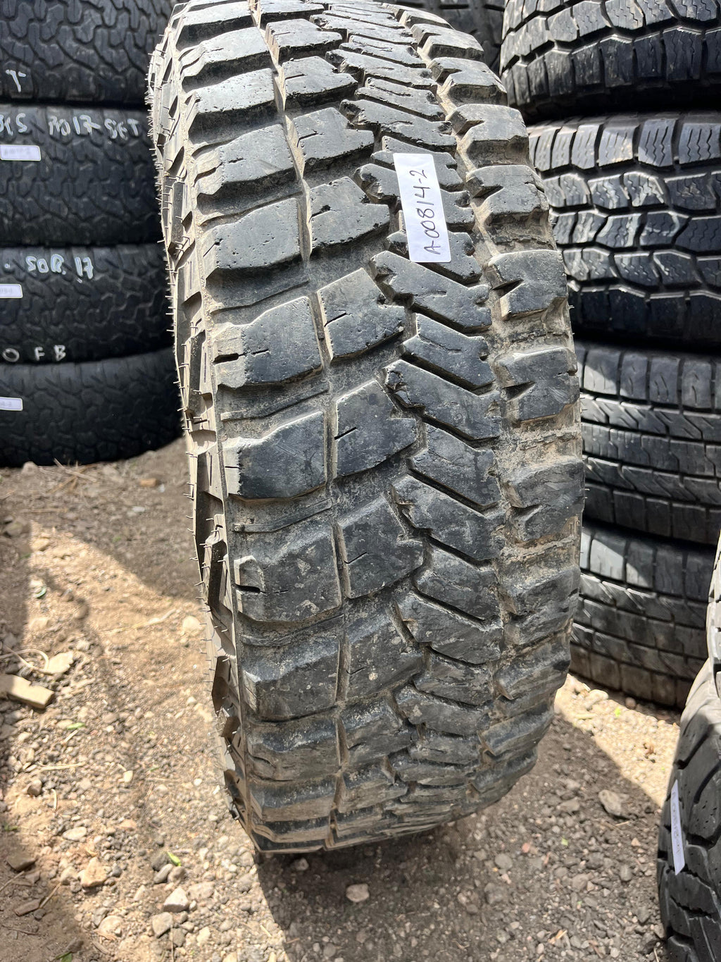 LT33x10.50R17 Set (4 Used TIres) Goodyear Wrangler(MT/R)
