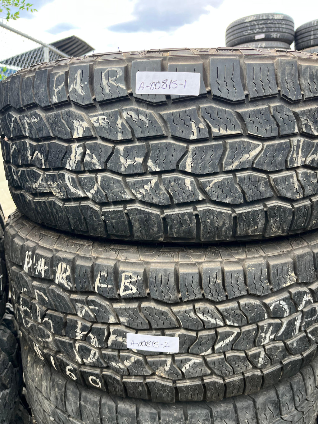 265/65R17 Pair (2 Used Tires) Cooper Discoverer (AT3)
