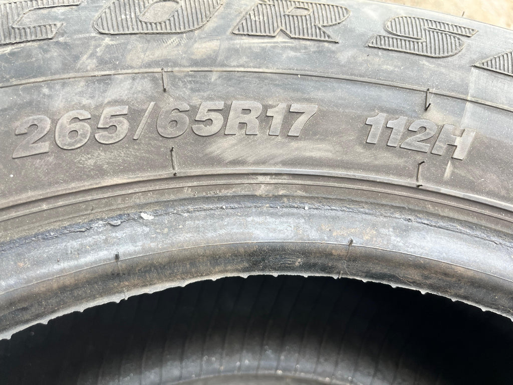 265/65R17 Pair (2 Used Tires) Corsa HighWay Terrain Plus