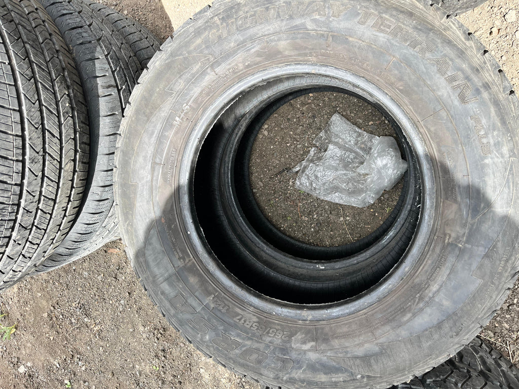 265/65R17 Pair (2 Used Tires) Corsa HighWay Terrain Plus