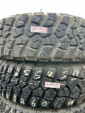 LT255/75R17 Pair (2 Used Tires) BFGoodrich Mud-Terrain(KM2)