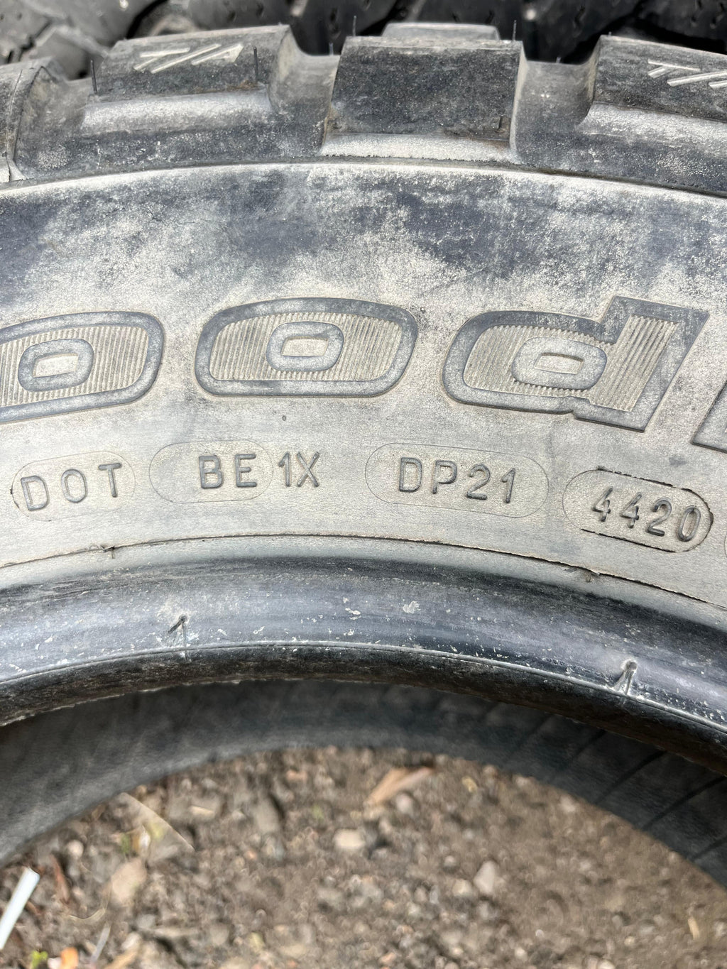 LT255/75R17 Pair (2 Used Tires) BFGoodrich Mud-Terrain(KM2)