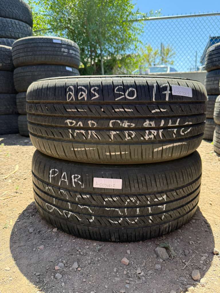 225/50R17 Pair (2 Used Tires) Laufenn G Fit AS