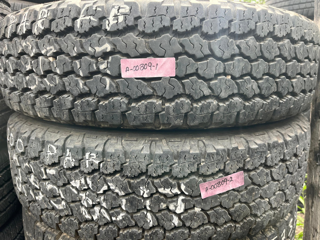 LT235/80R17 Pair (2 Used Tires) Goodyear Wrangler (Adventure)