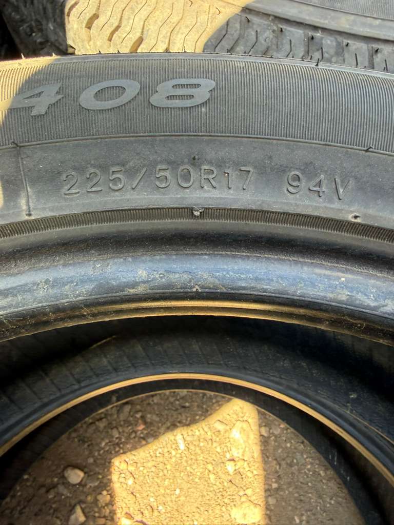 225/50R17 Pair (2 Used Tires) Sailun Atrezzo SH408