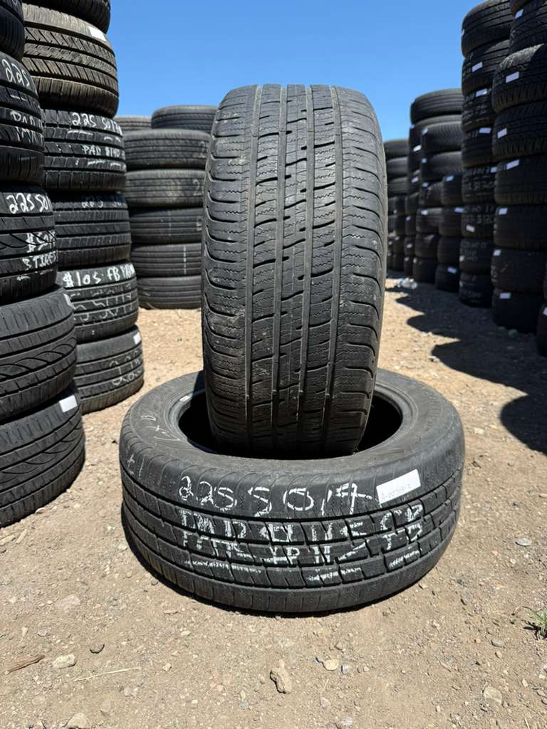 225/50R17 Pair (2 Used Tires) DeanTires Road Control NW-3 Touring A/S