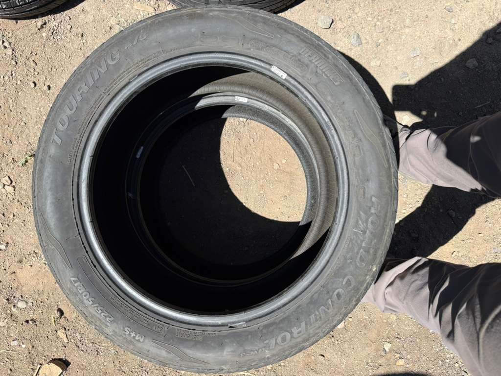 225/50R17 Pair (2 Used Tires) DeanTires Road Control NW-3 Touring A/S