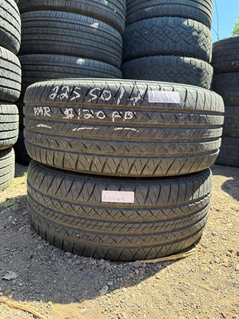 225/50R17 Pair (2 Used Tires) Douglas Touring A/S
