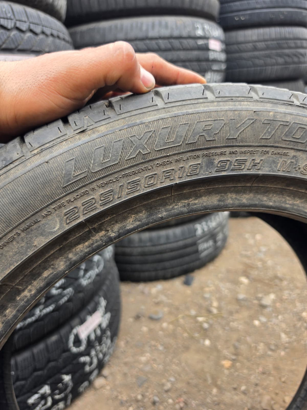 225/50ZR18 Set (4 Used Tires) Mazama Tires Reputation NLW-3
