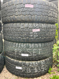 LT235/80R17 Set (4 Used Tires) Mazama Tires Open Range (Plus)