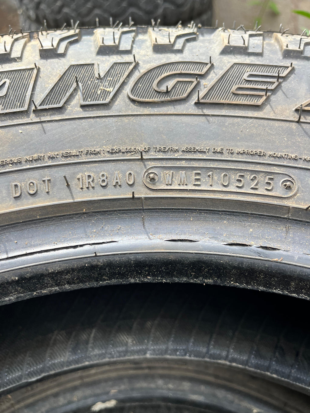 LT235/80R17 Set (4 Used Tires) Mazama Tires Open Range (Plus)