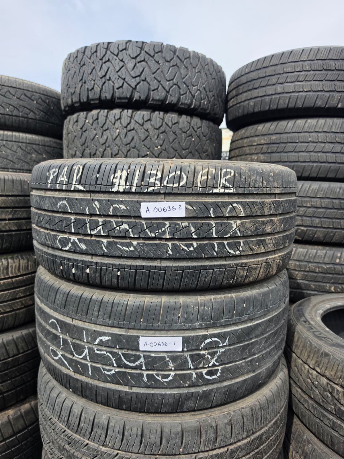 245/45R18 Pair (2 Used Tires) Cooper Endeavor