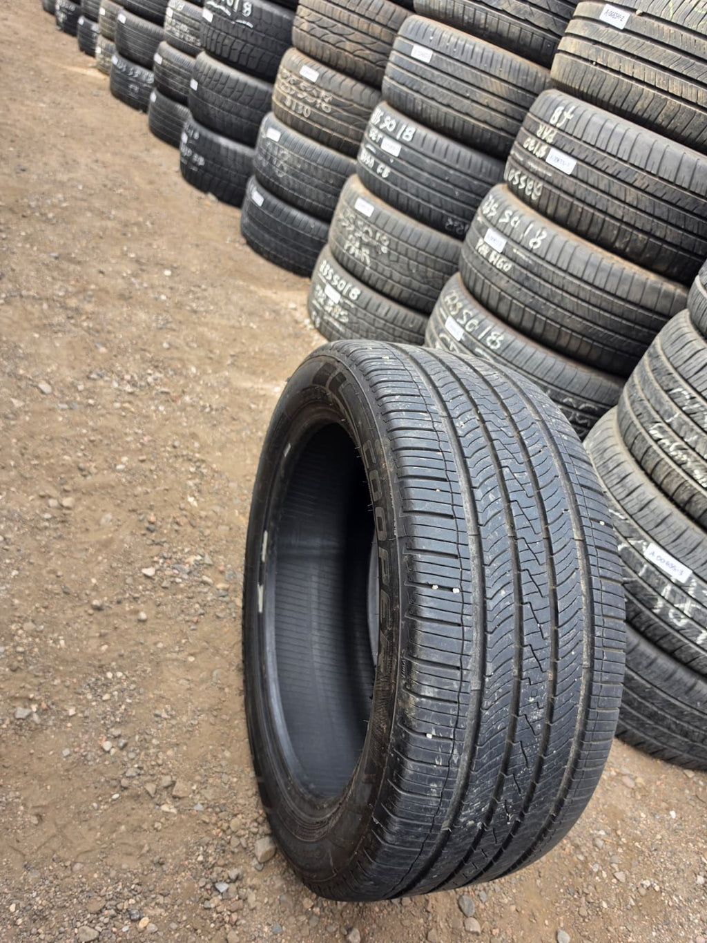 245/45R18 Pair (2 Used Tires) Cooper Endeavor
