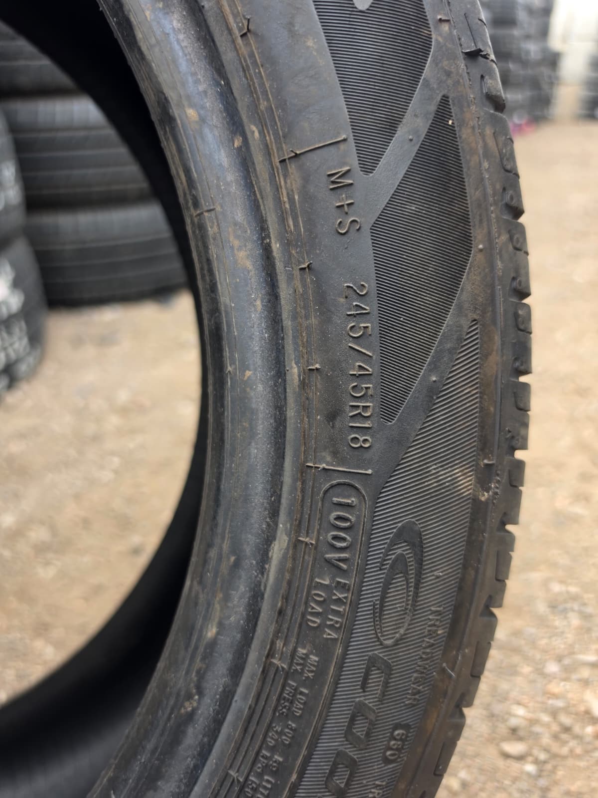245/45R18 Pair (2 Used Tires) Cooper Endeavor