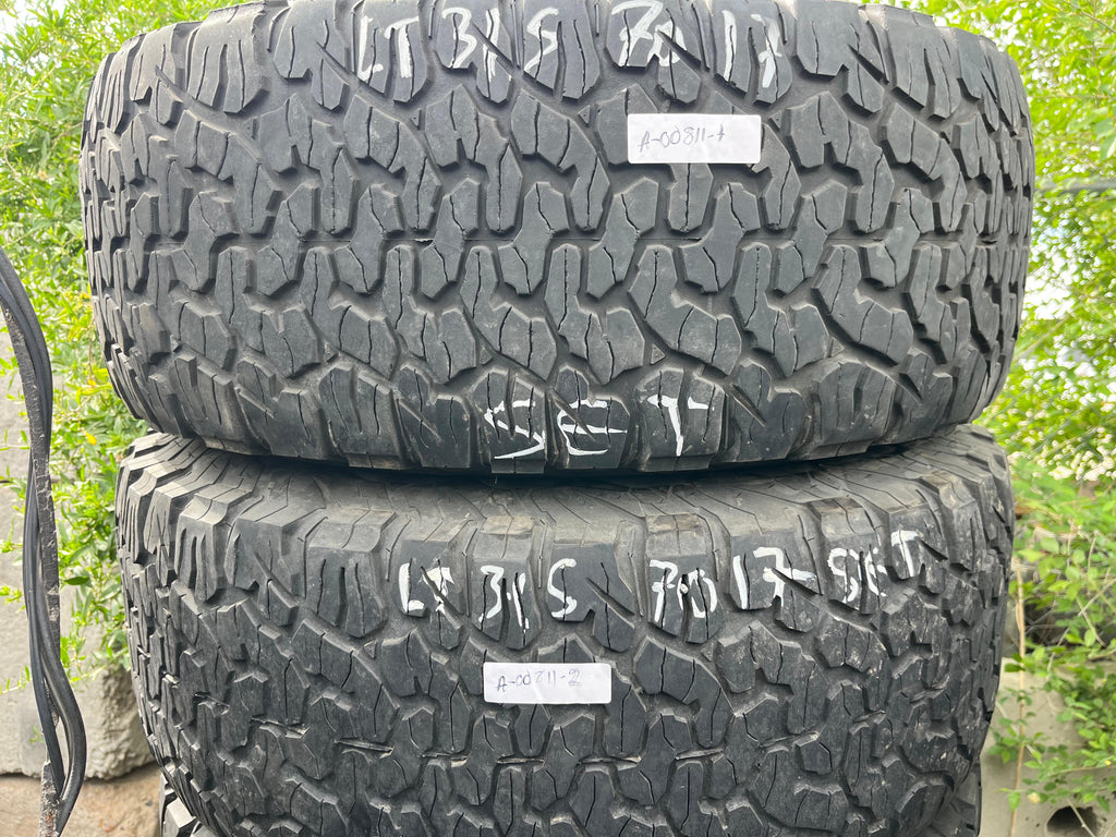 LT315/70R17 Pair (2 Used Tires) BFGoodrich Baja Champions (KO2)