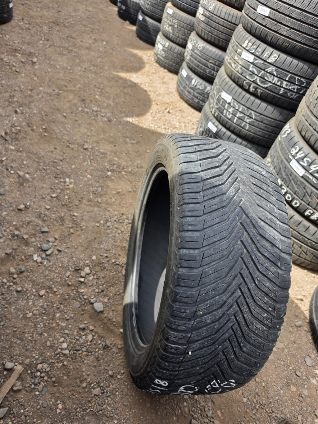235/45R18 Pair (2 Used Tires) Michelin Cross Climate2